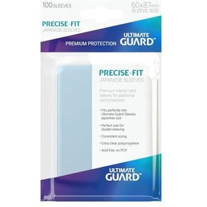 Ultimate Guard UGD10070 Kartenhüllen Japanische Precise-Fit Sleeves"" kaartspel, helder