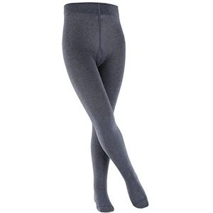 ESPRIT Uniseks-kind Panty Foot Logo K Ti katoen dun eenkleurig 1 paar, Blauw Navy Blue Melange 6490, 98-104