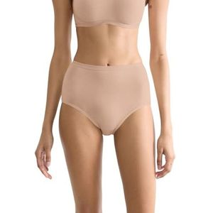 Sloggi - Go Daily Cotton - Damesondergoed - Beige - Hoge Taille - 3 Stuks