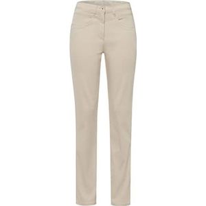 Raphaela by Brax Vrouwen Laura nieuw kledingstuk geverfd katoen satijnen jeans, Ecru, 48K, Ecru