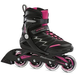 Rollerblade Bladerunner Advantage Pro XT Dames Volwassen Fitness Inline Skate, Zwart/Roze, US 8