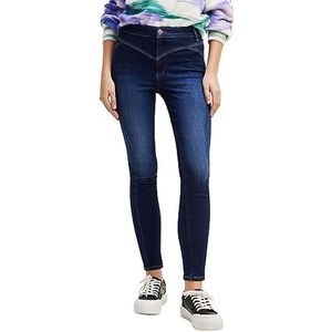Desigual Skinny Jeans Dark Blue Denim