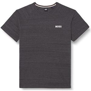BOSS Heren rib pyjama T-shirt pyjama T-shirt (pak van 1), 39 Medium Grijs, L