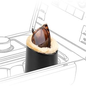 Autobekerhouder Zonnebrilhouder Compatibel met extra grote zonnebrillen, Autozonnebrillen Gemakkelijk toegankelijke opbergbeker, Krasbescherming (Zwart)