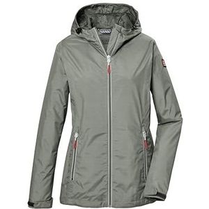 killtec dames Functioneel jack/regenjack met capuchon KOS 108 WMN JCKT, helloliv, 34, 42954-000