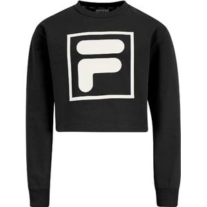 FILA Laubach Cropped Crew Sweat voor meisjes, zwart, 170/176 cm