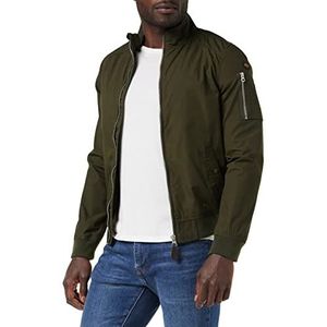 Schott NYC Kenny Herenjas, groen (dark khaki)., L