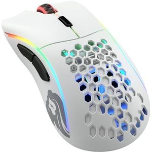 Glorious PC Gaming Race Model D Wireless Gaming-Maus - weiß, mat