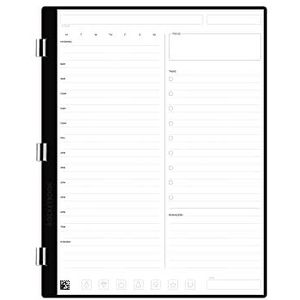 Nieuw Rocketbook Pro Daily/To-Do Page Pack | Scannable Rocketbook Pro-pagina's voor takenlijsten en agenda's - Schrijven, scannen, wissen, hergebruiken | 20 vellen | Lettergrootte: 7,8 ""x 10,5 inch