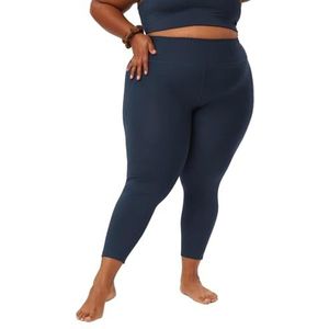 Girlfriend Collective Women's Sports Leggings, 7/8 length Compressive High-Waist, Long Sport trousers, Squat proof, Back pocket, Ultra Soft, Yoga Leggings