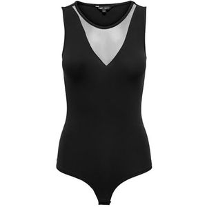 ONLY Dames Onlsvea JRS Noos Bodystocking S/L O-hals, zwart, XXL