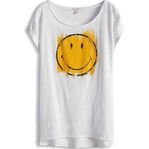 ESPRIT dames T-shirt Smiley T 1/2