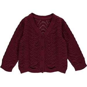 Müsli by Green Cotton Knit Needle Out Cardigan Baby, Fig, 98 cm