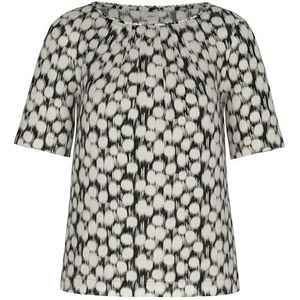 s.Oliver Schwarz LABEL blouse korte mouwen, 99b0, 36