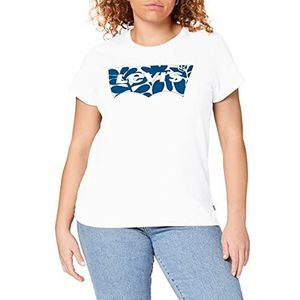 Levi's dames t-shirt The Perfect Tee, Batwing Fill Artistic Shapes Sugar Swizzle, XS