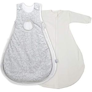 roba Baumann safe asleep van Air Plus babyslaapzak en trappelzak ''miffy'', maat 62/68 cm, 100% katoen, zachte vulling 100% PES, mesh-inzetstukken, AIR-balanssysteem