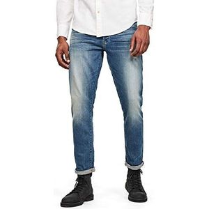 G-Star Raw heren Jeans 3301 Regular Tapered Jeans, Blau (Vintage Azure C052-a802), 30W / 32L
