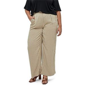 Peppercorn Lykke Broek met wijde pijpen Curve | Beige Broek Dames | Lentebroek voor Dames UK | Maat 18