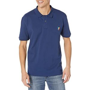 Paul Smith PS Heren Reg Fit Polo Zeb Emb Shirt Kobaltblauw, XL, Kobalt Blauw, XL