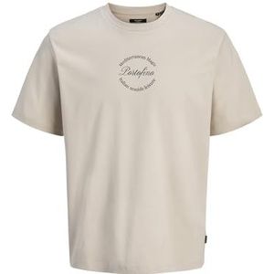 JACK & JONES Heren Jprbladestination SS Tee, Zilvervoering., L