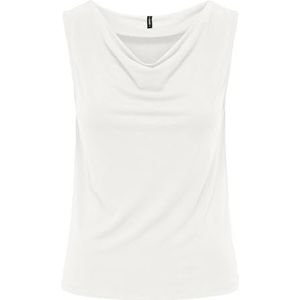 ONLY Dames Onlfree Life S/L Draping Neck Top JRS, cloud dancer, XS
