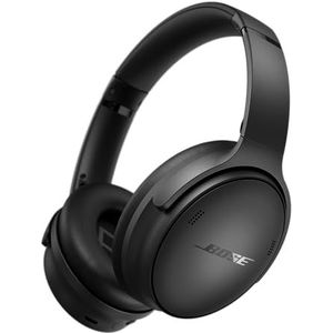 Bose QuietComfort Draadloze noise cancelling-hoofdtelefoon, Bluetooth over-ear hoofdtelefoon met afspeeltijd tot 24 uur, Zwart