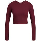 JJXX - JXFELINE - Shirt - Karmijnrood - Lange Mouw