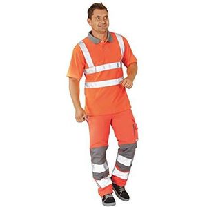 Planam Waarschuwingsbescherming broek ""Plaline"", 1 stuk 25 EU oranje/zink.