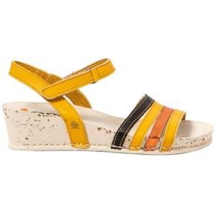 ART Imagine 1943 Damessandalen, Nappa, meerkleurig, geel, 39 EU