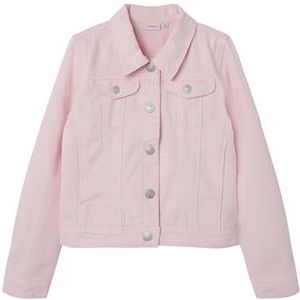 NAME IT Meisjes NKFREJA Twill Jacket 4160-YF NOOS Twill-jack, Parfait Pink, 134, roze, 134 cm