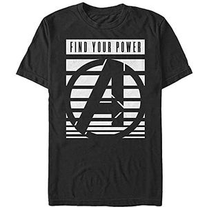 Marvel Avengers Classic - Avenger Power Unisex Crew neck T-Shirt Black 2XL