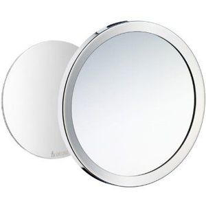Smedbo Overzicht Scheer/Make-up Spiegel Zelfklevend/Magnetisch, Opgepoetst Chroom