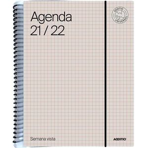 Additio A142-SV Universele agenda, weekweergave, beige
