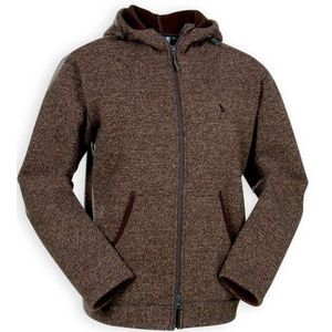 Tatonka Style heren ""Gilmour Hood Jacket"" fleece jas, donkerbruin