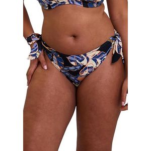SANS COMPLEXE - Fidji - Bikinislip - Zwart - Bloemenprint