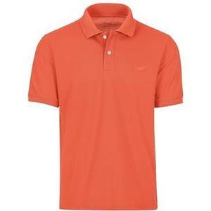 Trigema Deluxe Piqué poloshirt voor heren, perzik, XL