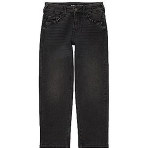 TOM TAILOR Straight Fit jeans voor jongens, 10220-used Dark Stone Grey Denim, 128 cm