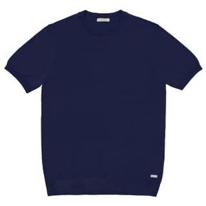 GIANNI LUPO Heren T-shirt van jersey GL510S-S24, Blauw, 3XL