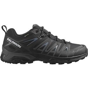 SALOMON X Ultra Pioneer Gore-Tex Wandelschoenen heren,Zwart Magneet Blauw Staal,46 EU