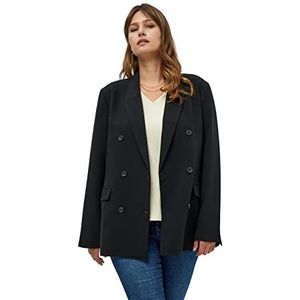 Peppercorn Dames Angelia Polly Curve Blazer Herfstpakken & Blazers | Maat 24, 9000 Zwart, 9000 Zwart, 50 grote maten