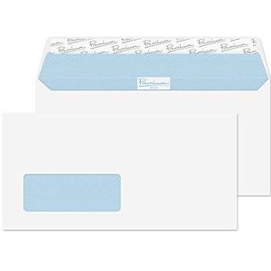 Blake Office DL+ 114 x 229 mm 120 g/m² Peel & Seal Portemonnee Standaard Vensterenveloppen (33216) Ultra White Wove - Pack van 500