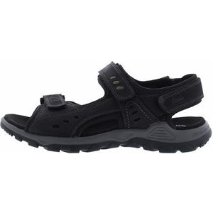 Sioux ONEGLIO herensandalen, zwart, 45 EU, Zwart, 45 EU