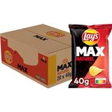 Lay's Max Chips Naturel, Doos 20 stuks x 40 g