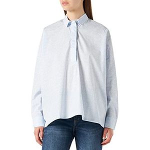 LTB Jeans Jamodi blouse voor babymeisjes, Lichtblauw wit bloemen print 2230, XXL