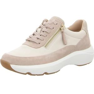 Clarks Dames Tivoli Zip Sneaker, Sand Combi, 6.5 UK, Zand Combi, 40 EU