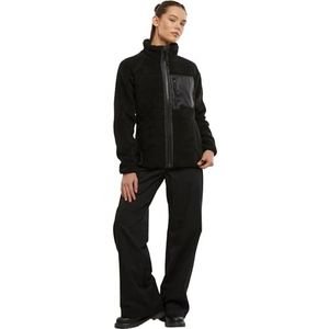 Brandit Women Teddyfleece Jacket 15Y, Farbe: black, Größe: 4XL