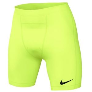 Nike Heren Broek Pro Dri-Fit Strike, Volt/Zwart, DH8128-702, XS