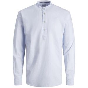 JACK & JONES Herenhemd Comfort Fit Overhemd, Cashmere Blue, XL