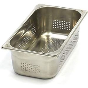 Maxima Gastronorm Bak - 1/3 GN - 10 cm Diep - RVS - Geperforeerd