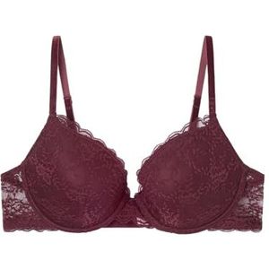 Women'secret Dusty Pink Collection Beha met zachte bekleding, wijnrood, 100B voor dames